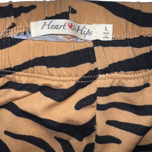 Tiger Print Booty Track Shorts - Picture 5 of 6